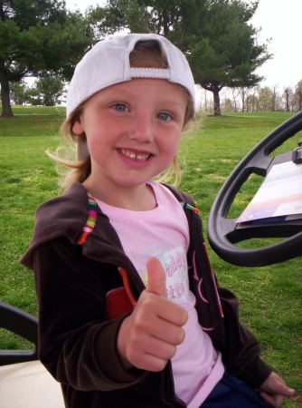 Mika's 1st golf lesson!