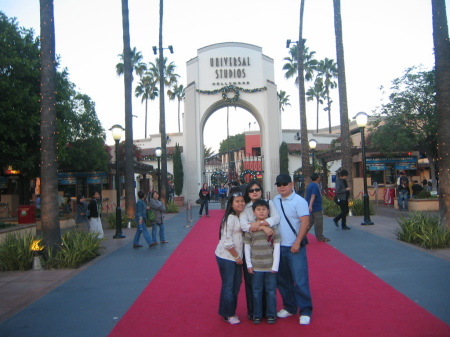 At Universal Studio in LA