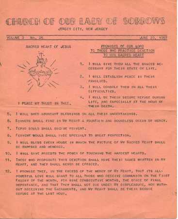 Church Bulletin Page 1 Sunday June 23, 1957