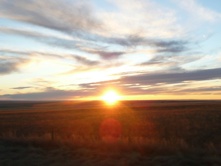 Sunset on the Prairies