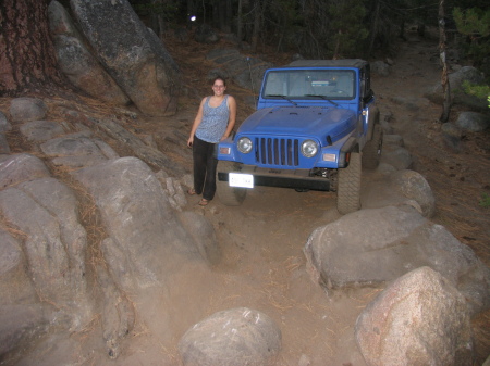 Brittany and her Jeep 2007.