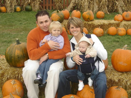 Our family at the pumpkin patch