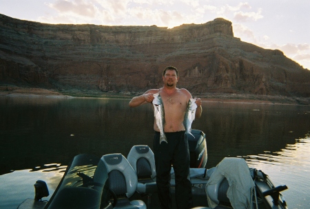 Fishing in Lake Powell