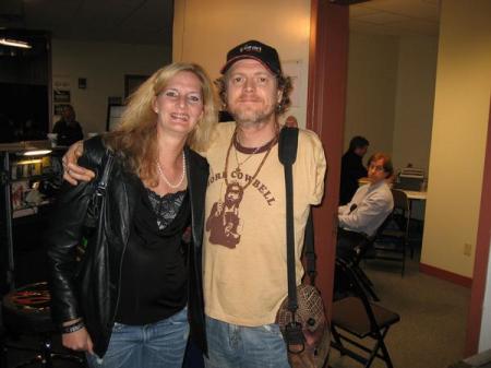 Def Leppards Rick Allen and I.