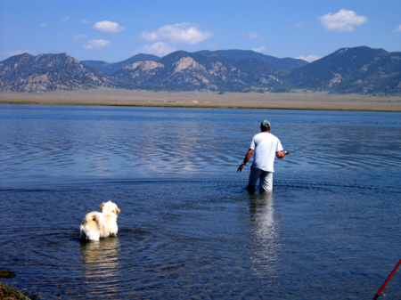 Fishing at Eleven Mile Resevoir