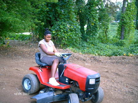 my oldest working out, NC style