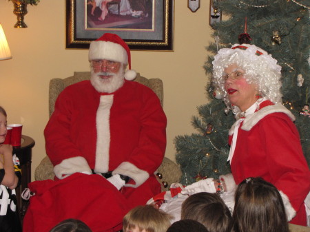 Deb and I as Santa and Mrs. Claus