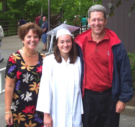 Erin, Ed and myself at Saratoga for Erin's Graduation