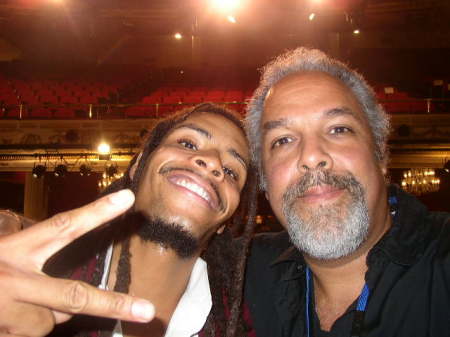 Onstage at the Apollo