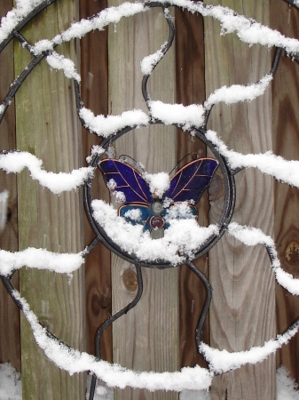 Butterfly Trellis in Winter