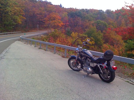 Solo ride to Lake Minnewaska October 2007