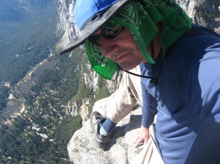 Me on the edge by Yosemite Falls