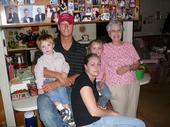 terry and his family with grams