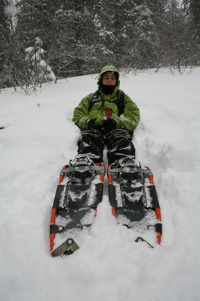 Annual Snowshoeing on Christmas