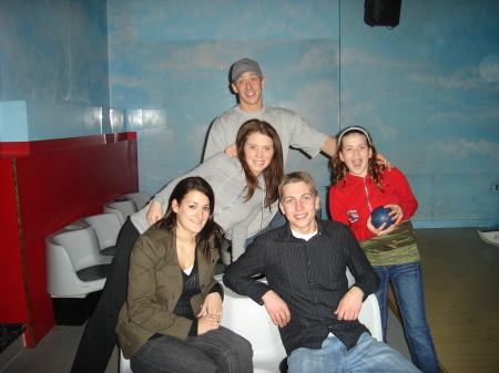 our kids;  kelsey, kelseys boyfriend josh,justins girlfriend tasha ,shay, justin