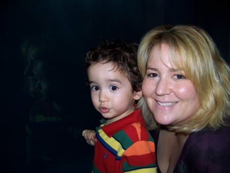 Mommy & Niko at the aquarium