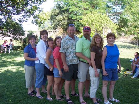 Most of the brothers and sisters with Mom