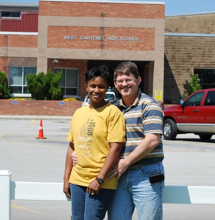 Constance and Jeff at West Carteret HS
