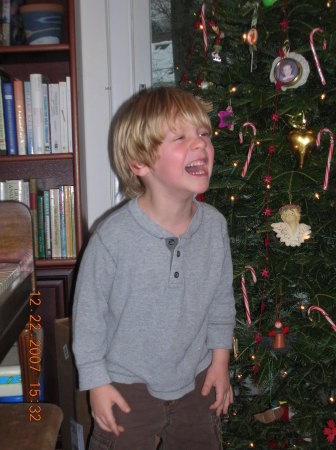 Little man Christmas 2007