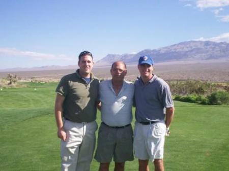 bob, mike & robby - vegas golf course