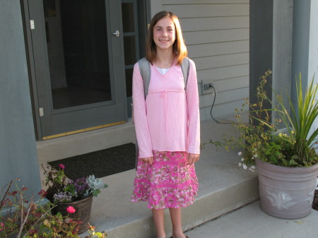 Tori's 1st day of 5th Grade they don't stay little forever, my youngest daughter