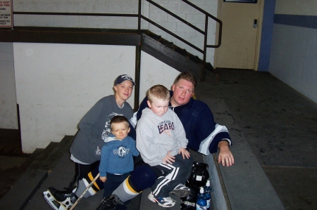 My boys after a hockey game