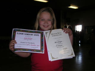 Misti Lynn Honor Roll Dec 2004