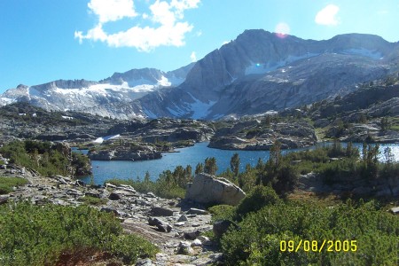 Hiking in the high Sierra Mountains!
