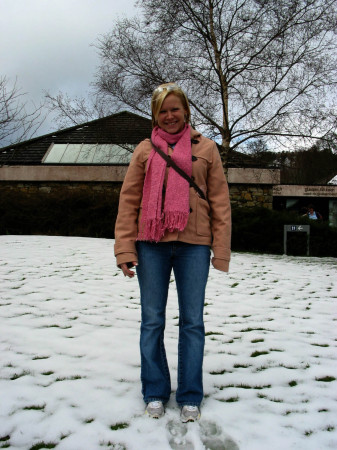 Krista in snow!