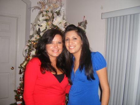 My daughter and I - Christmas 2007