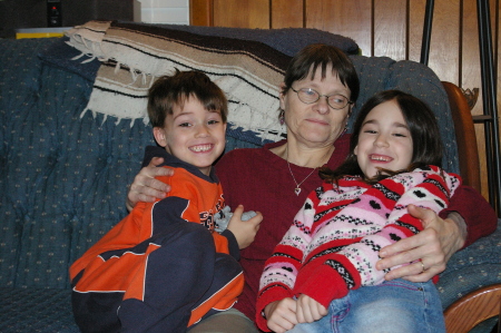 Nonie and the grandkids.