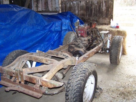 The "Project". 1952 Willys Overland CJ3a Jeep..... This could take awhile........