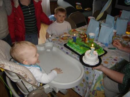 My Grandson Connor's 1st BD