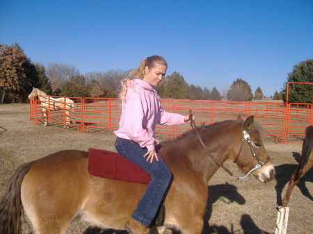 riding my horse