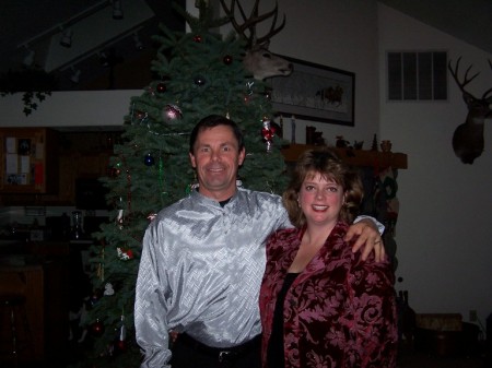 Amber and I Christmas 2007.