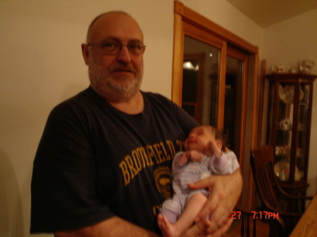 me and my grand daughter victoria-4 weeks old