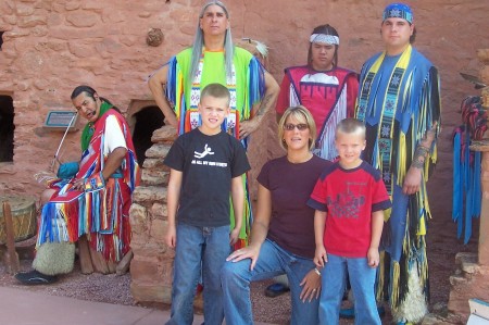 The Indian dancers at Manitou Springs, CO