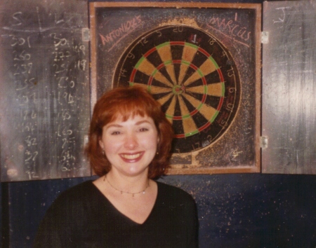 With my first bullseye! Vine Inn, Manchester