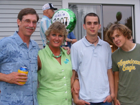 My son Justin's graduation party