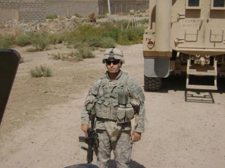 My son Nick in Baghdad, Iraq