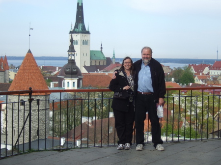 Laurie & I in Tallinn, Estonia