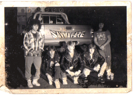 1991 band press photo,many a night at Studio 1 in Newark.....