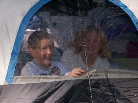 Jessie and Alan camping