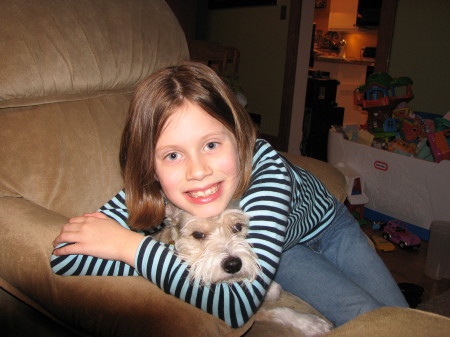 Emma and our dog Zoe