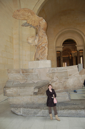 Alex at the Louvre