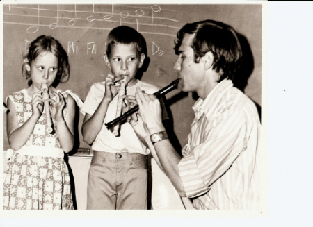 Me teaching recorder