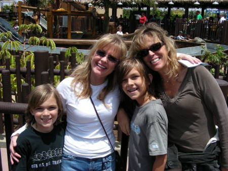 My son Zach, sister Cindy, my son Beau and myself