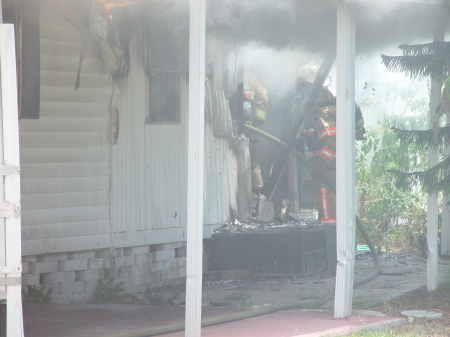 Mobile Home Fire