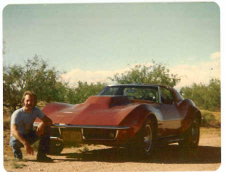 My brother (Gar) and his corvette... We miss you Gar!