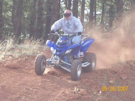 Jason on his quad